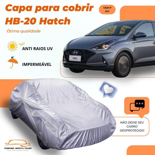 Imagem de Capa Cobrir Carro Hyundai HB20 Hatch Proteção Impermeável