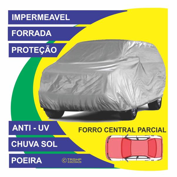 Imagem de Capa Cobrir Carro Ipanema Com Forro Impermeavel Proteção Anti UV