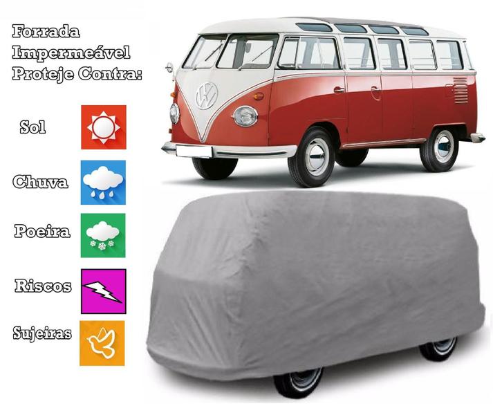 Capa Cobrir Carro Kombi Forrada E Impermeável - Zna Bezzter Imagem de Capa Cobrir Carro Kombi Forrada E Impermeável