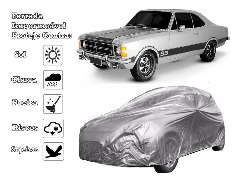 Capa Cobrir Carro Opala Forrada Impermeável - zna Imagem de Capa Cobrir Carro Opala Forrada Impermeável