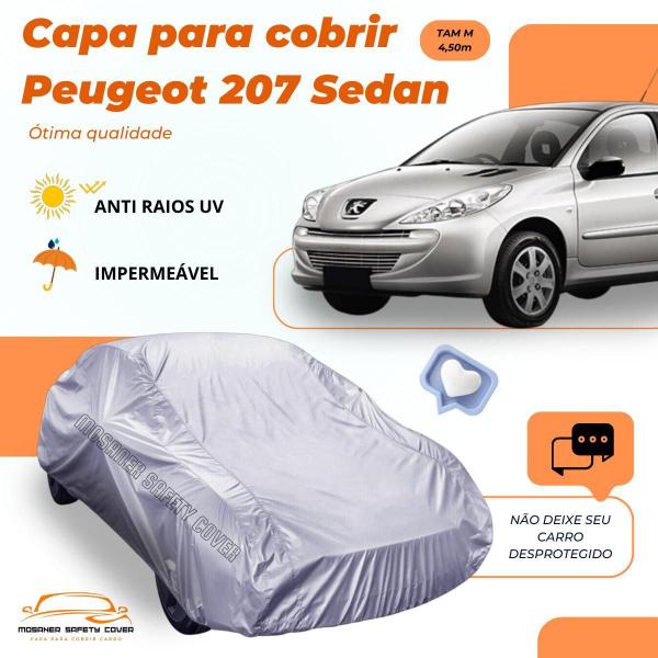 Capa Cobrir Carro Peugeot 207 Sedan Com Proteção Impermeável - Mosaner Store Imagem de Capa Cobrir Carro Peugeot 207 Sedan Com Proteção Impermeável