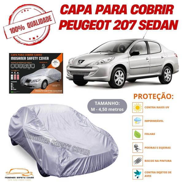 Capa Cobrir Carro Peugeot 207 Sedan Com Proteção Impermeável - Mosaner Store Imagem de Capa Cobrir Carro Peugeot 207 Sedan Com Proteção Impermeável