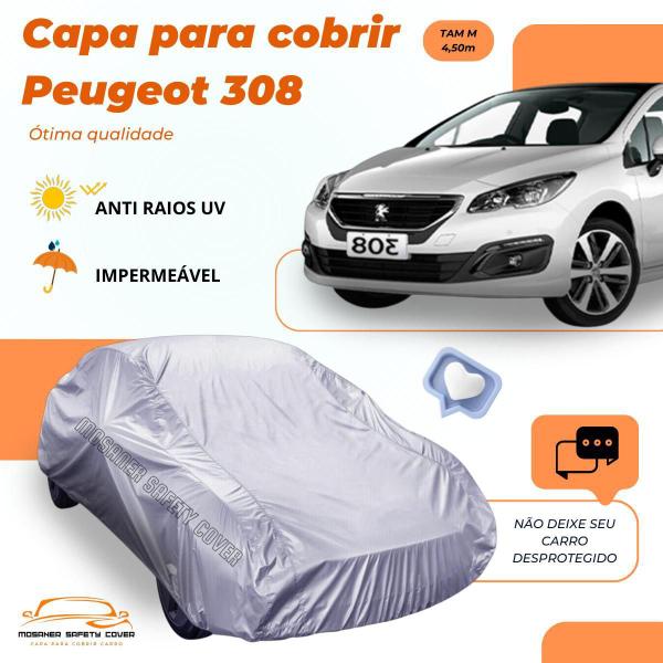 Imagem de Capa Cobrir Carro Peugeot 308 Com Ótima Proteção Impermeável