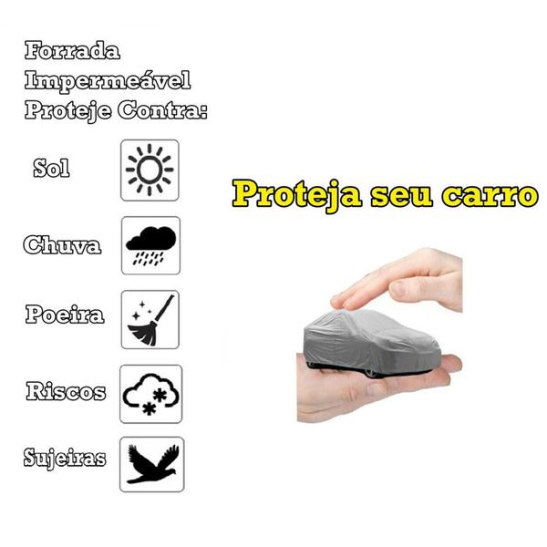 Capa cobrir carro Prisma 100% Impermeável Proteção Total Lobetriz Imagem de Capa cobrir carro Prisma 100% Impermeável Proteção Total Lobetriz