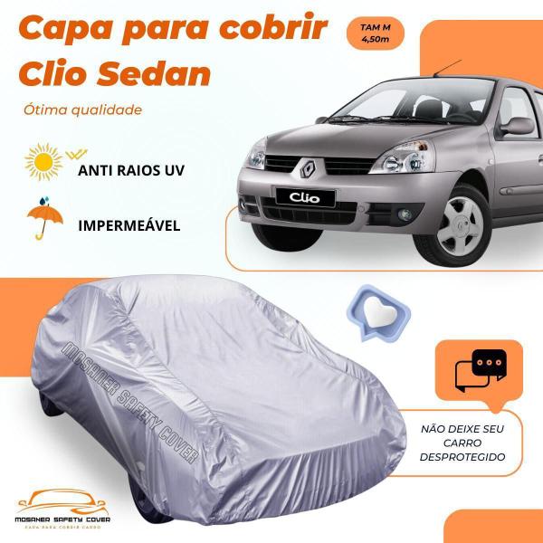 Imagem de Capa Cobrir Carro Renault Clio Sedan Proteção Impermeável