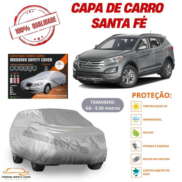 Imagem de Capa Cobrir Carro Santa Fé Proteção e Qualidade Impermeável