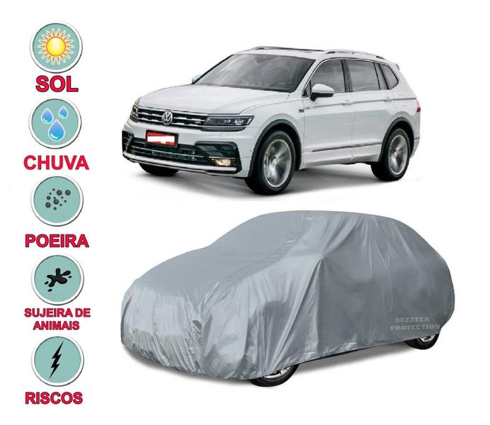 Imagem de Capa Cobrir Carro Tiguan Impermeável Proteção Total