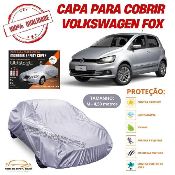 Imagem de Capa Cobrir Carro Volkswagen Fox Com Proteção Impermeável