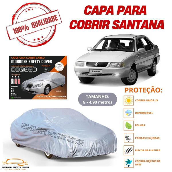 Capa Cobrir Carro Volkswagen Santana Proteção Impermeável - Mosaner Store Imagem de Capa Cobrir Carro Volkswagen Santana Proteção Impermeável