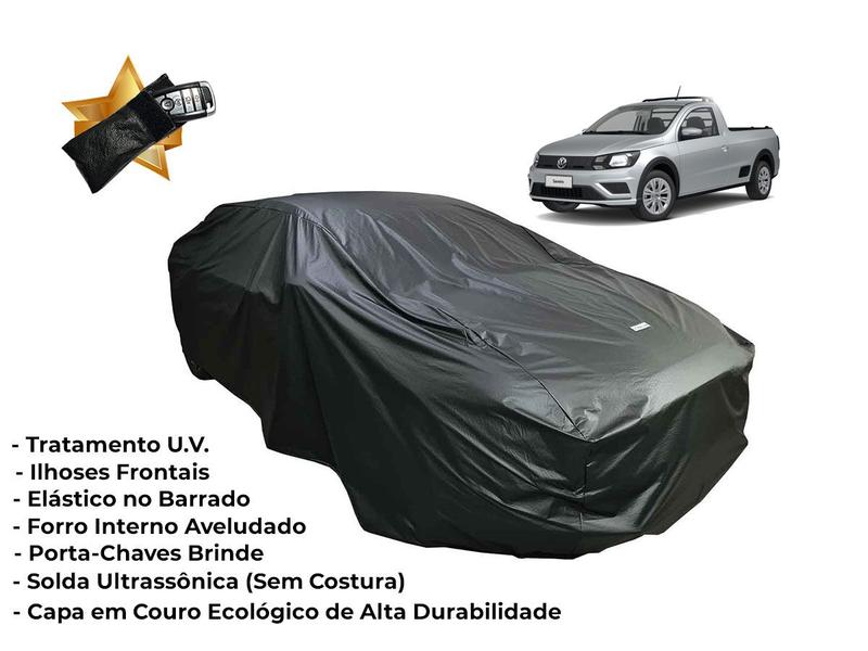 Imagem de Capa Cobrir Carro VW Saveiro Impermeável Forrada