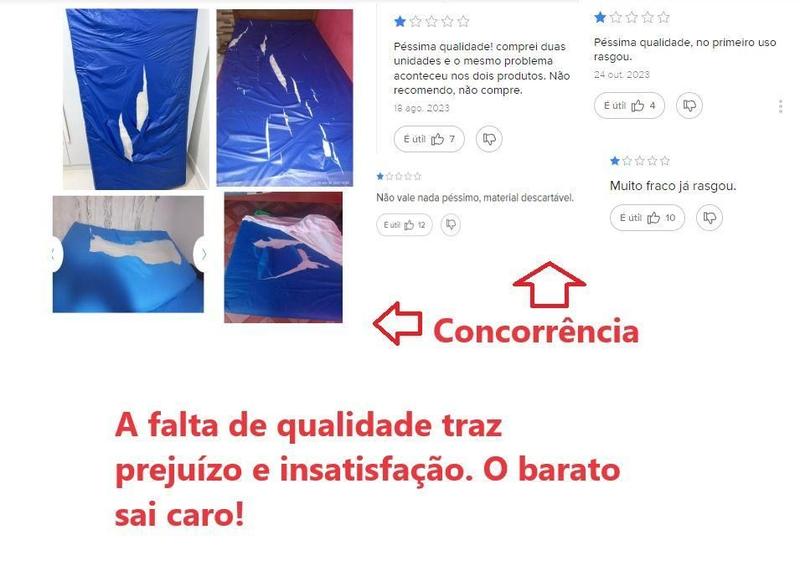 Imagem de Capa colchão hospitalar impermeável CASAL lençol pvc protetor colchonete tecido cama tecido antiácaro leito repouso hospital mofo clínica maca