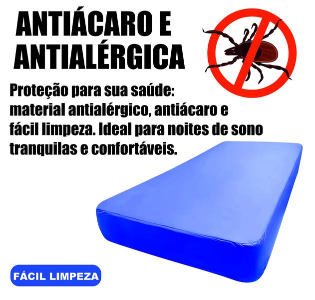 Imagem de Capa colchão hospitalar impermeável CASAL lençol pvc protetor colchonete tecido cama tecido antiácaro leito repouso hospital mofo clínica maca