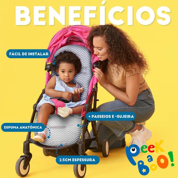 Imagem de Capa Colchonete Para Carrinho De Bebê Universal