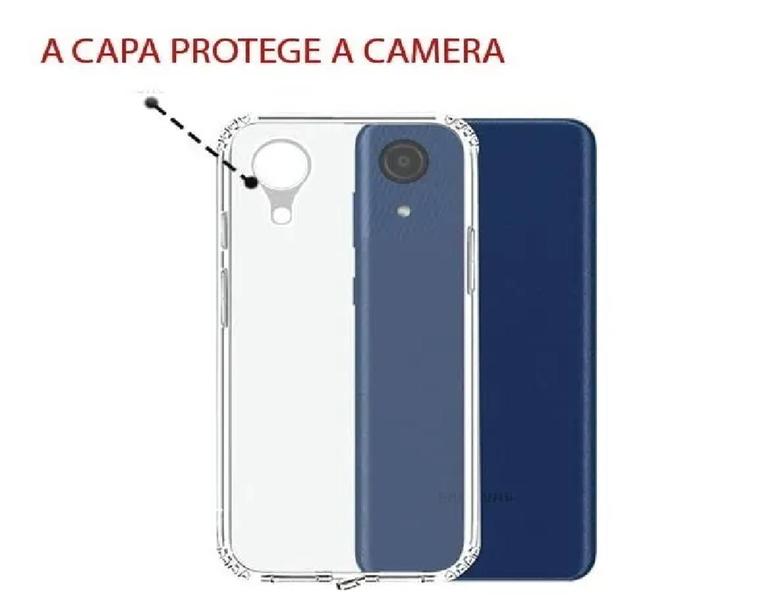 Imagem de Capa Com Bordas Anti Choque Para Samsung Galaxy A03 Core