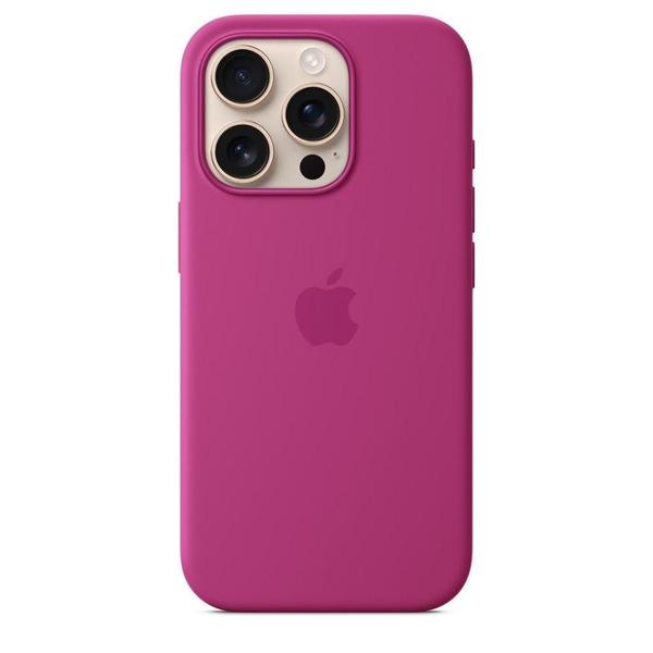 Capa com MagSafe iPhone 16 Pro, Apple, Silicone Fúcsia