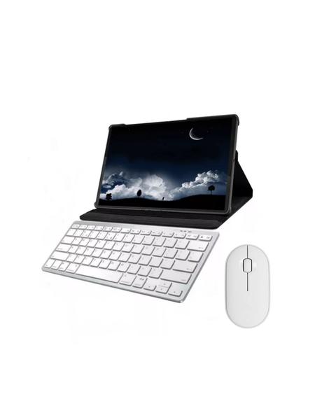 Imagem de Capa com teclado bluetooth + Mouse bluetooth para tablet Samsung Galaxy Tab S8 X706