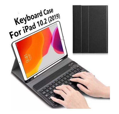 Imagem de Capa Com Teclado Bluetooth Recarregável Para iPad 9 Geração