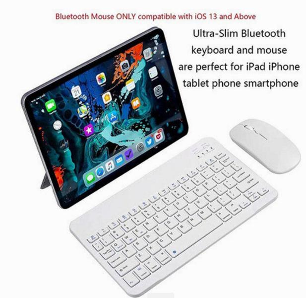 Imagem de Capa Com Teclado E Mouse P Tablet Fe 12,4