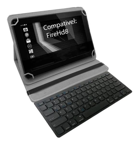 Imagem de Capa Com Teclado Para Tablet Samsung Galaxy Tab A8 T290 8 Polegadas