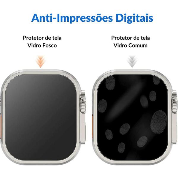 Imagem de Capa com tela de Vidro para Apple Watch - Transparente