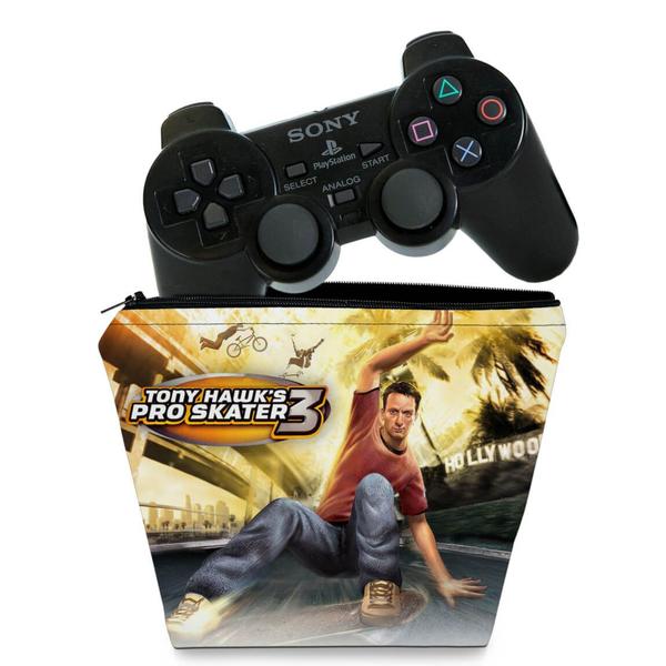 Imagem de Capa Compatível PS2 Controle Case - Tony Hawks Pro Skater 3