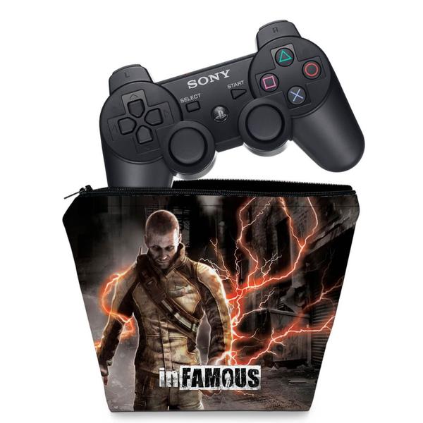 Imagem de Capa Compatível PS3 Controle Case - Infamous 2