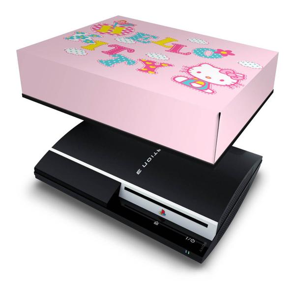 Imagem de Capa Compatível PS3 Fat Anti Poeira  - Hello Kitty