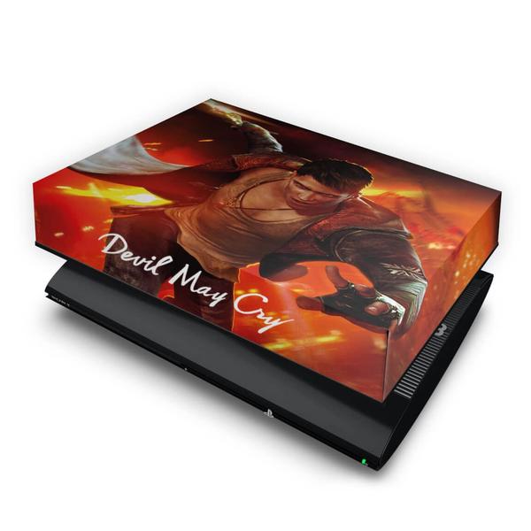 Imagem de Capa Compatível PS3 Super Slim Anti Poeira - Dmc Devil May Cry