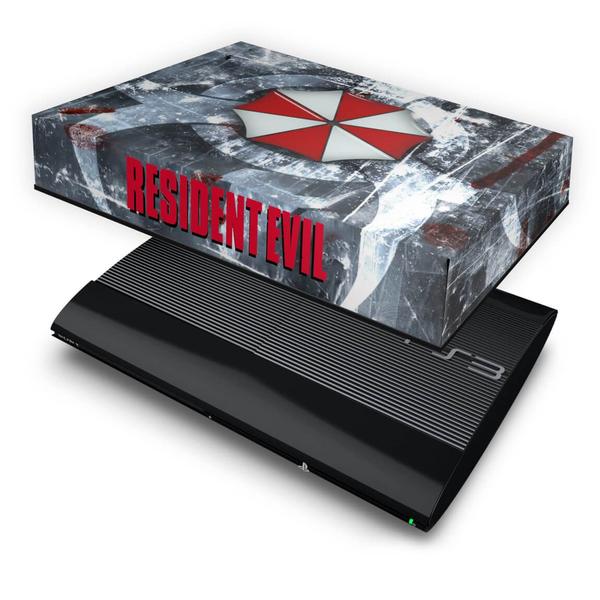 Imagem de Capa Compatível PS3 Super Slim Anti Poeira - Resident Evil