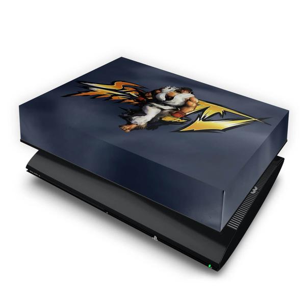 Imagem de Capa Compatível PS3 Super Slim Anti Poeira - Street Fighter A