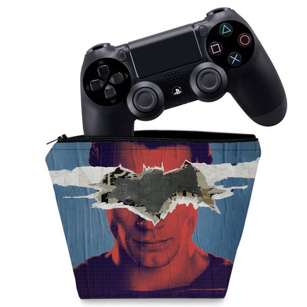 Imagem de Capa Compatível PS4 Controle Case - Batman Vs Superman