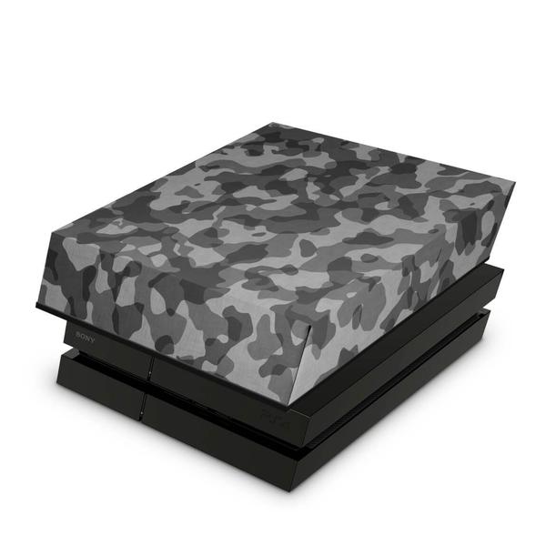 Imagem de Capa Compatível PS4 Fat Anti Poeira - Camuflagem Cinza