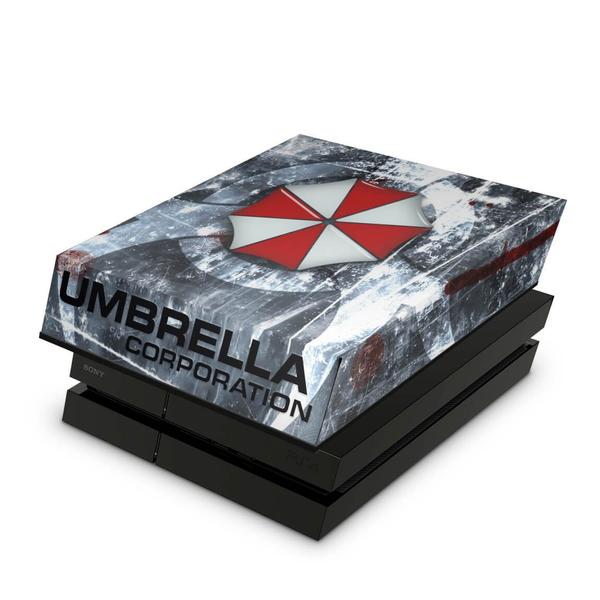 Imagem de Capa Compatível PS4 Fat Anti Poeira - Resident Evil Umbrella