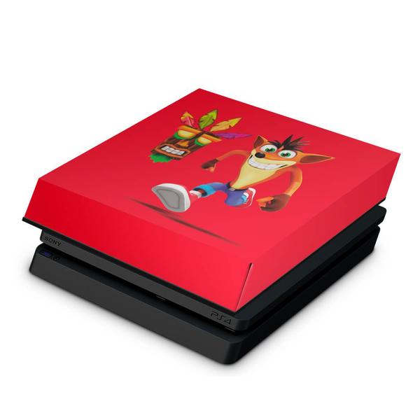 Imagem de Capa Compatível PS4 Slim Anti Poeira - Crash Bandicoot