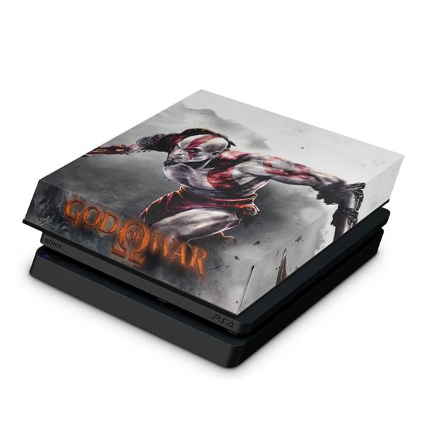 Imagem de Capa Compatível PS4 Slim Anti Poeira - God of War A