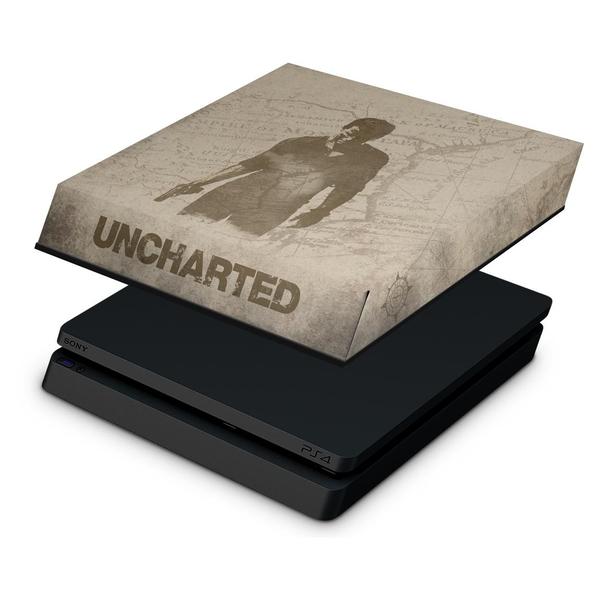 Imagem de Capa Compatível PS4 Slim Anti Poeira - Uncharted