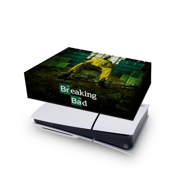 Imagem de Capa compatível PS5 Slim Horizontal Anti Poeira - Breaking Bad