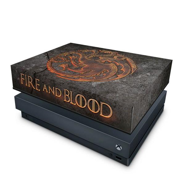 Imagem de Capa Compatível Xbox One X Anti Poeira - Game Of Thrones Targaryen