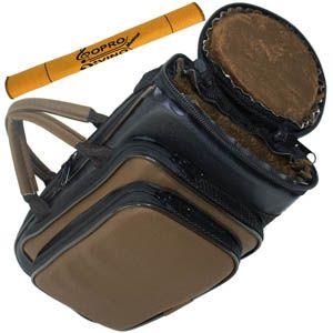 Imagem de Capa Cornet Couro Pvc Preto e Marrom Emborrachado Pelúcia Protection Bags