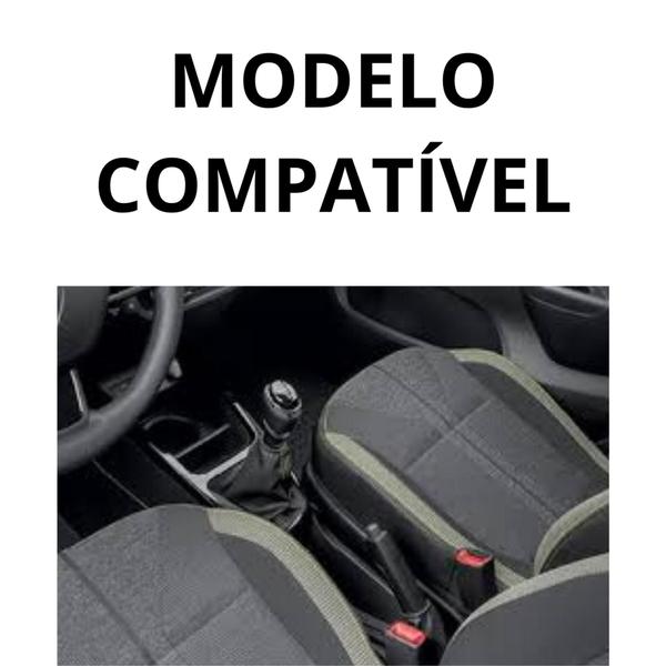 Imagem de Capa Couro Manopla Câmbio Manual Kwid Zen 2017 2018 2019 2020 2021 2022 2023 2024