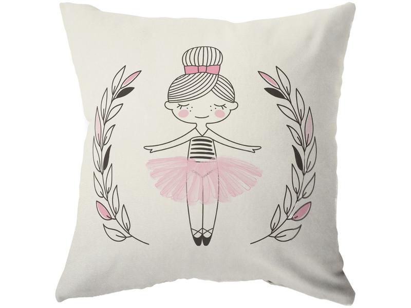 Capa de Almofada 42x42cm Design Up Living - Bailarina Imagem de Capa de Almofada 42x42cm Design Up Living