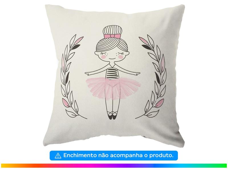 Capa de Almofada 42x42cm Design Up Living - Bailarina Imagem de Capa de Almofada 42x42cm Design Up Living