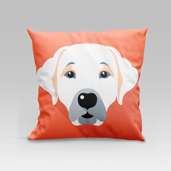 Imagem de Capa de Almofada Estampada Pet Dog em Veludo Suede 45cm x 45cm - Decoração Raças Cachorros