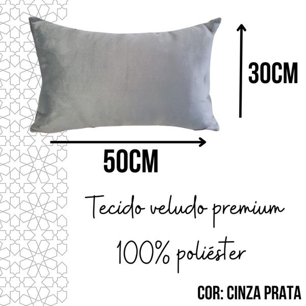 Capa de Almofada Retangular Baguete 30x50cm Decorativa Varias Cores - Lizzi Imagem de Capa de Almofada Retangular Baguete 30x50cm Decorativa Varias Cores