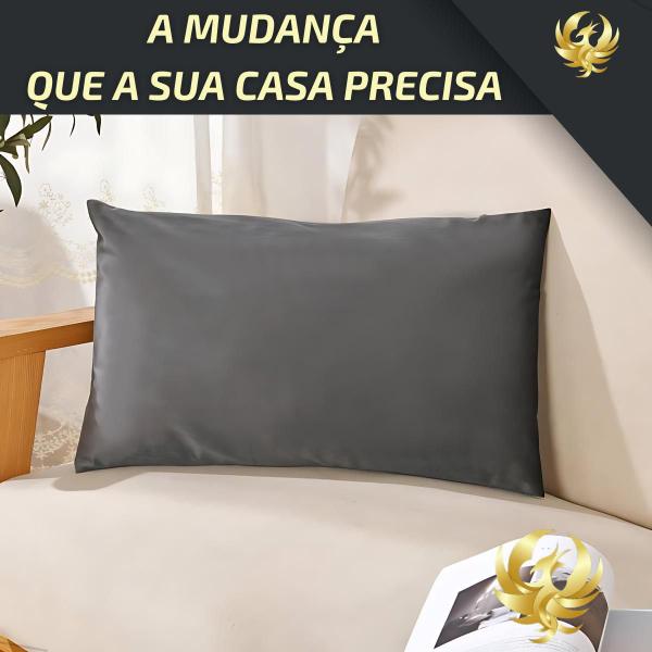 Imagem de Capa De Almofada Suede Retangular Decorativas 50cm X 30cm