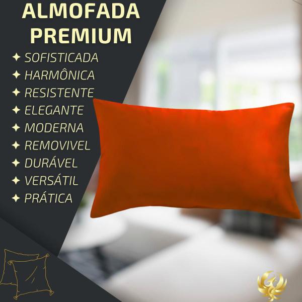 Imagem de Capa De Almofada Suede Retangular Decorativas 50cm X 30cm