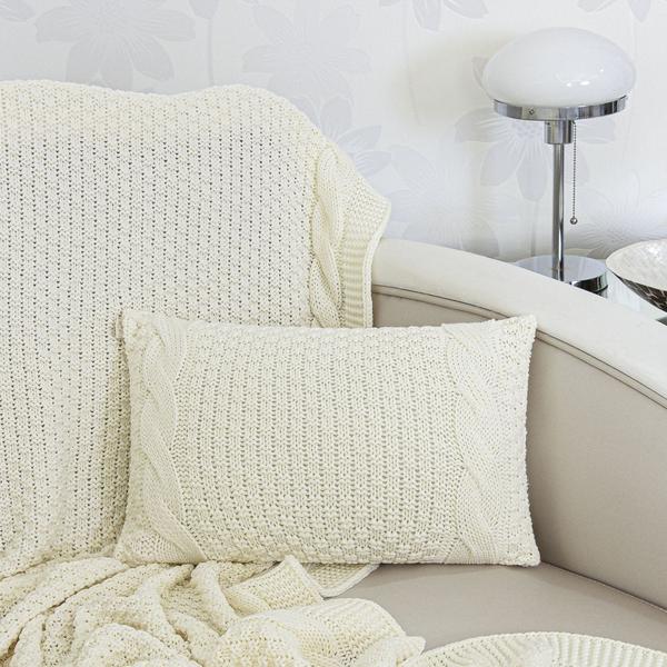 Capa De Almofada Tricot 60x40cm C/ Ziper Trico Toronto FIVE STAR MALHAS Imagem de Capa De Almofada Tricot 60x40cm C/ Ziper Trico Toronto FIVE STAR MALHAS