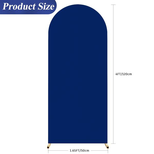 Imagem de Capa de arco de casamento Putros Royal Blue Spandex, 1,2 m, decoração