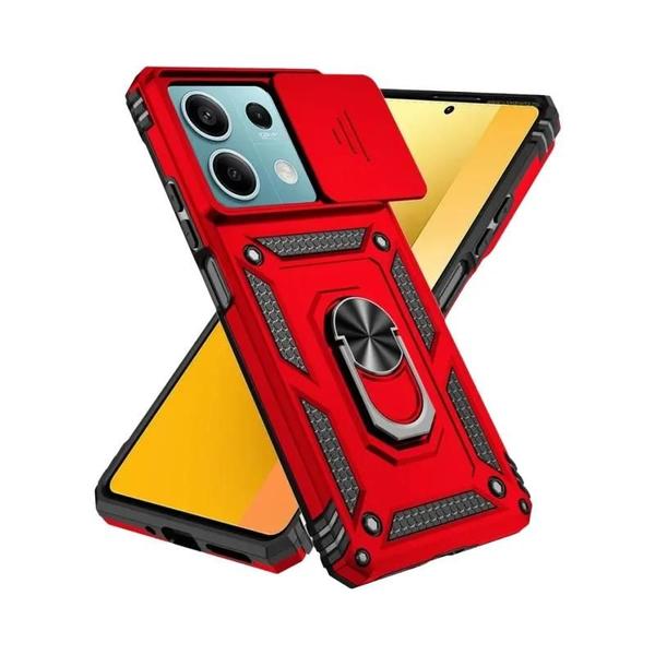 Imagem de Capa de Armadura Anti-Choque para Redmi Note 13 Pro Plus (4G/5G) com Suporte de Anel