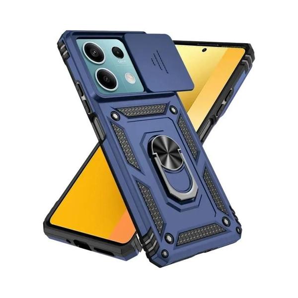 Imagem de Capa de Armadura Anti-Choque para Redmi Note 13 Pro Plus (4G/5G) com Suporte de Anel